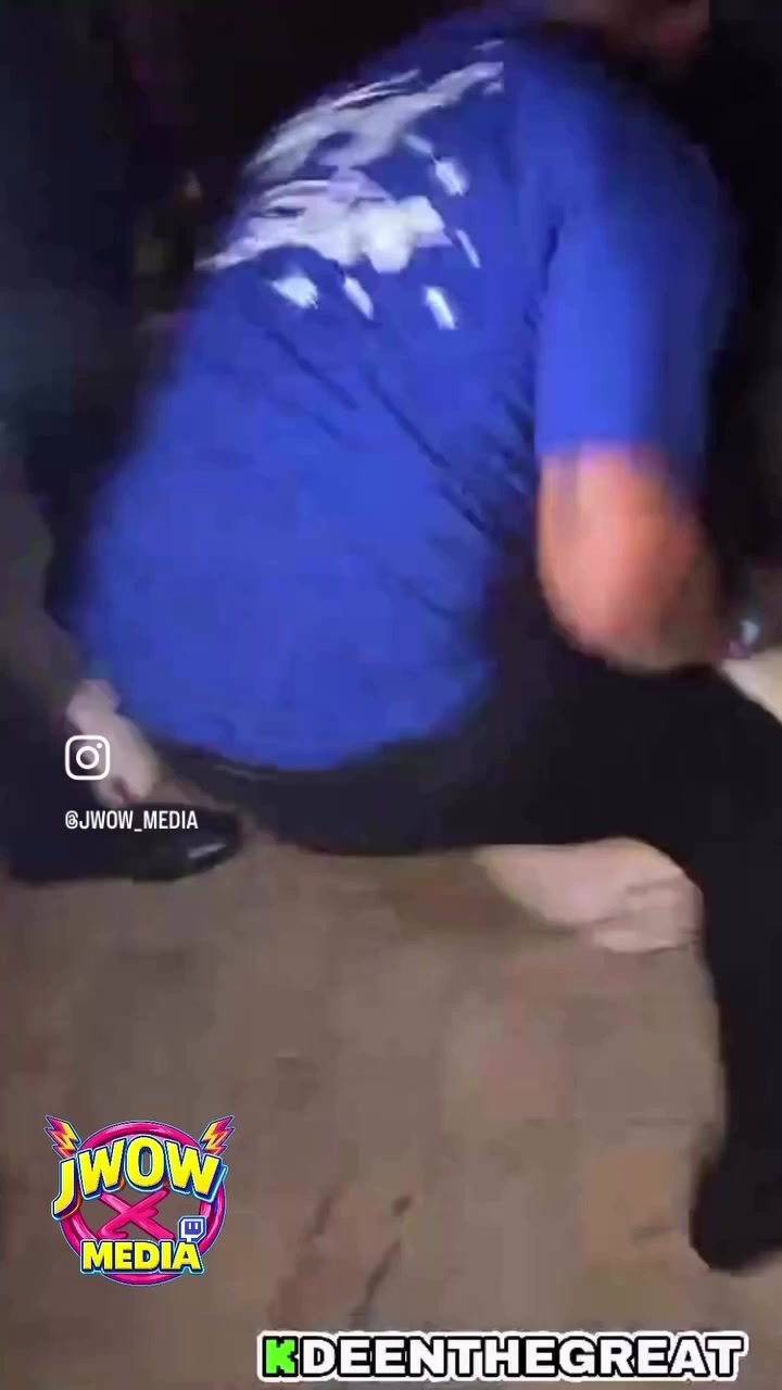 Deen laid hands on a fan